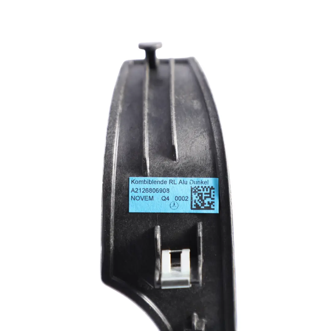 Mercedes W212 Dashboard Trim Cover Panel Above Steering Column Alu - SKU RHD-A2126806908 - Part number A2126806908