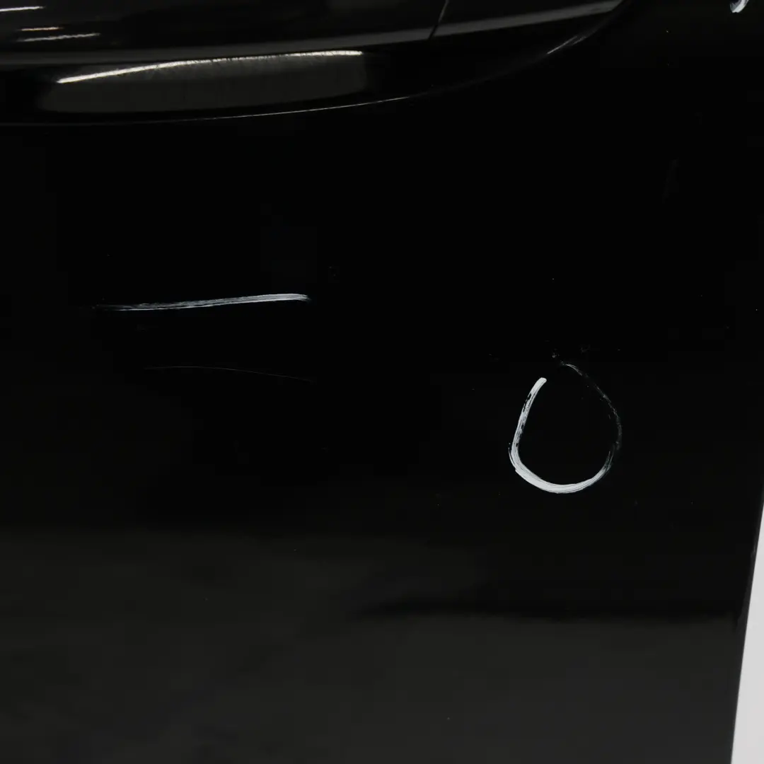 Mercedes W212 Door Front Left N/S Cover Panel Obsidian Black Metallic - 197 - SKU A2127205300-OB - Part number A2127205300