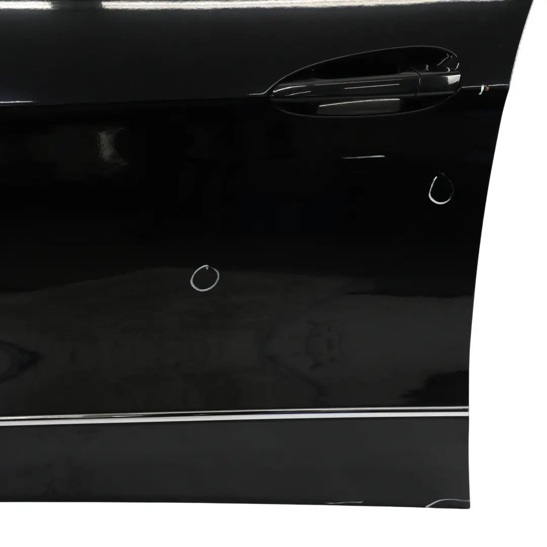 Mercedes W212 Panneau De Porte Avant Gauche Obsidian Black Metallic - 197 - SKU A2127205300-OB - Numéro de pièce A2127205300