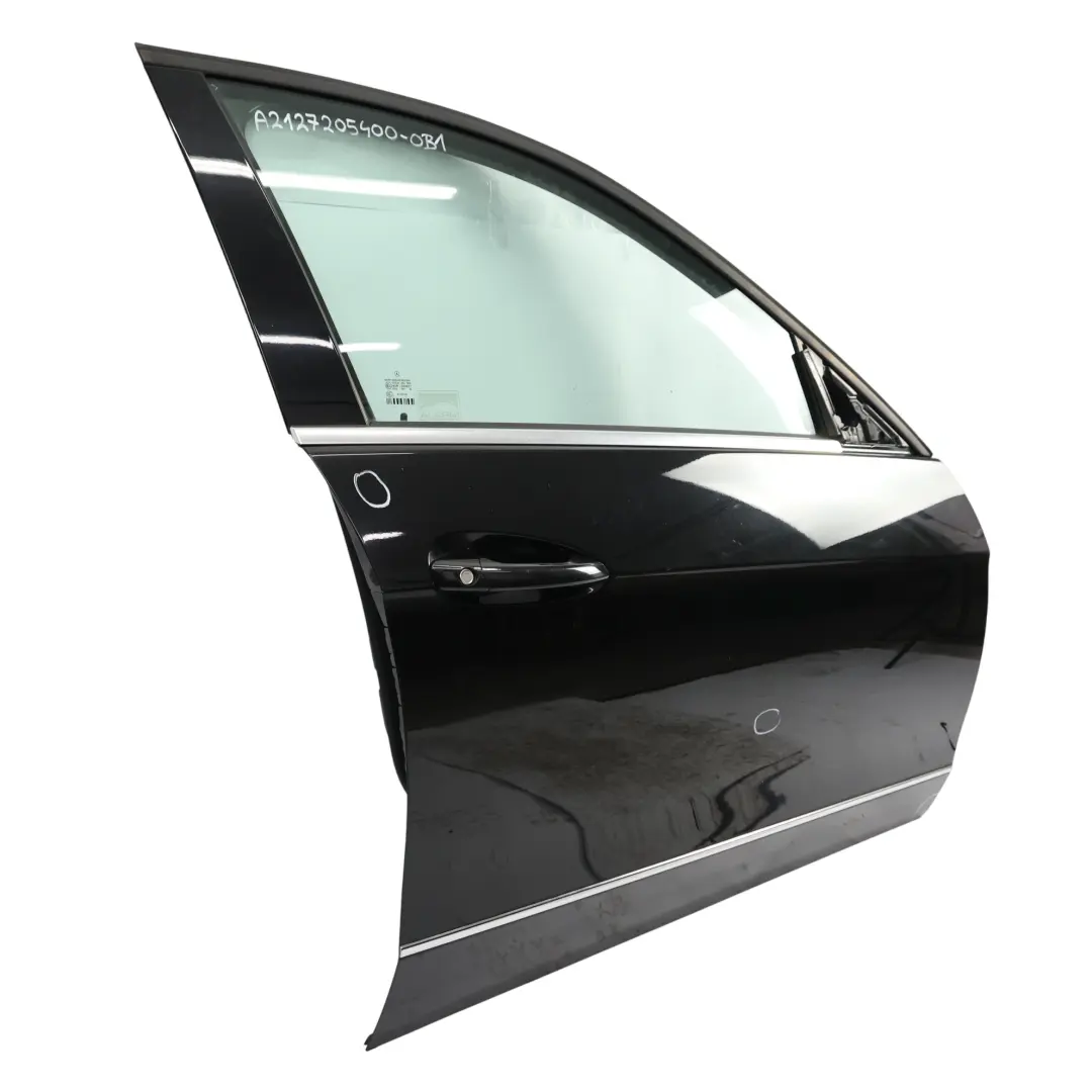 Mercedes W212 Drzwi Prawe Przednie Obsidian Black Czarny Metalik - 197 - SKU A2127205400-OB1 - Numer Części A2127205400