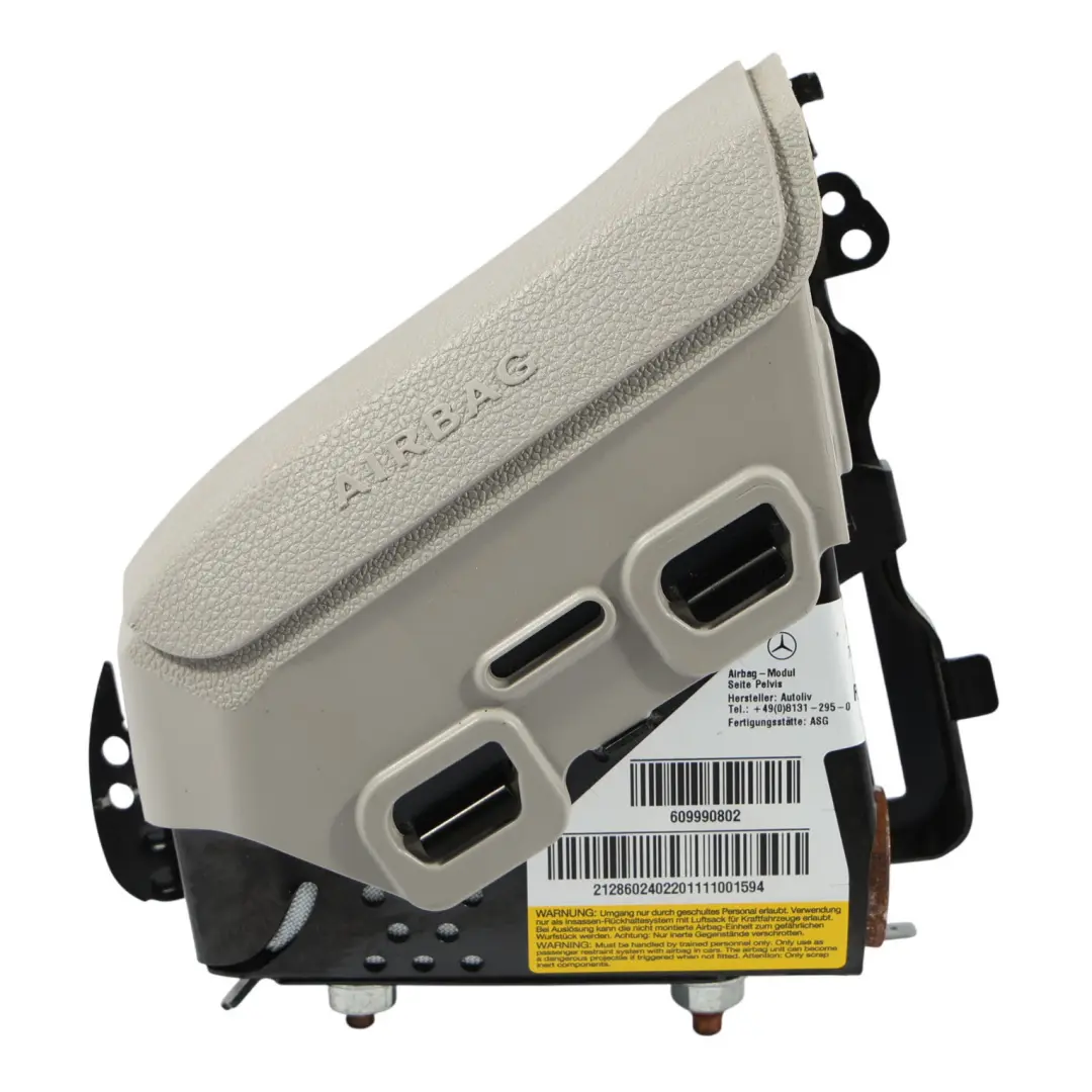 Module Unit Alpaca Grey Front Right O/S to Mercedes W212 Seat Air with Part number A2128602402 Mercedes W212 Seat Air Module Unit Alpaca Grey Front Right O/S - SKU A2128602402-2 - Part number A2128602402