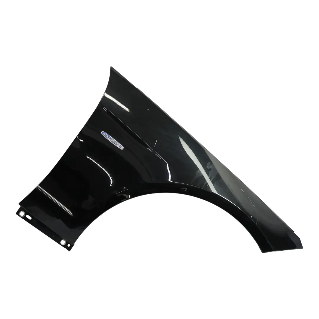 Side Wing Panel Front Right O/S Fender Obsidian Black Metallic 197 to Mercedes W212 with Part number A2128801218 Mercedes W212 Side Wing Panel Front Right O/S Fender Obsidian Black Metallic 197 - SKU A2128801218-OB - Part number A2128801218