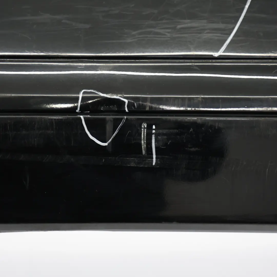 Bumper Elegance Trim Panel Cover Obsidian Black - 197 to Mercedes W212 Rear with Part number A2128804640 Mercedes W212 Rear Bumper Elegance Trim Panel Cover Obsidian Black - 197 - SKU A2128804640-OB - Part number A2128804640
