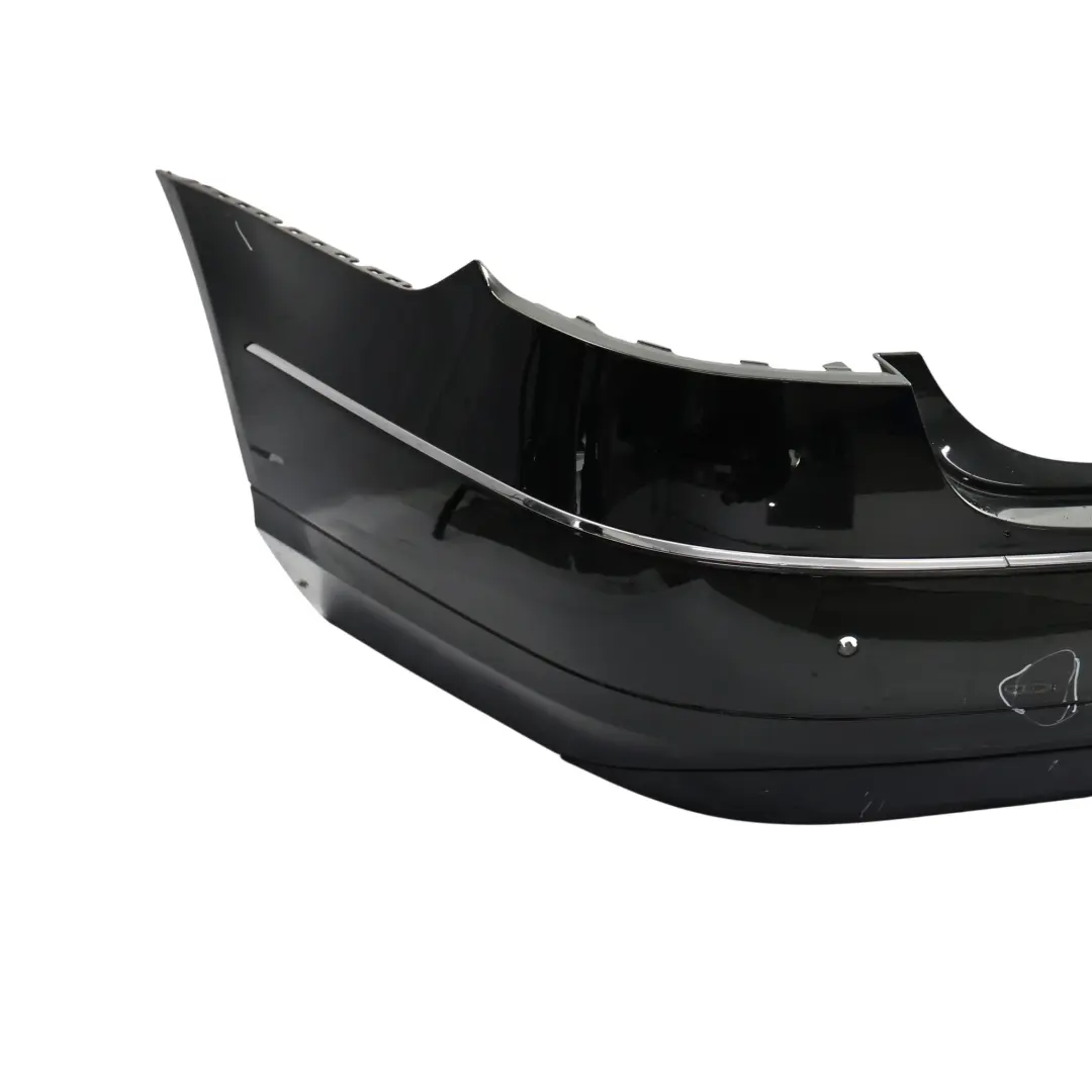 Mercedes W212 Tylny Zderzak Elegance Obsidian Black Czarny Metalik - 197 - SKU A2128804640-OB - Numer Części A2128804640