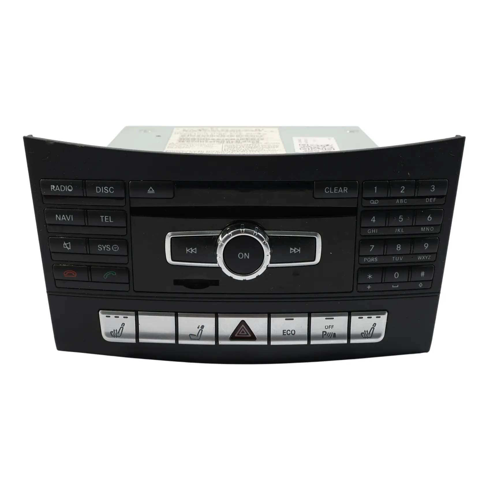 Mercedes W212 MMI Autoradio Multimédia Avec Lecteur CD Et Navigation A2129005325
