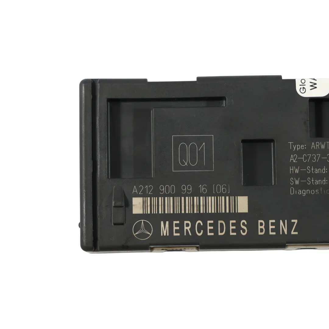 Boot Trunk Lid Control Module Unit to Mercedes S212 Rear Tailgate with Part number A2129009916 Mercedes S212 Rear Tailgate Boot Trunk Lid Control Module Unit - SKU A2129009916 - Part number A2129009916