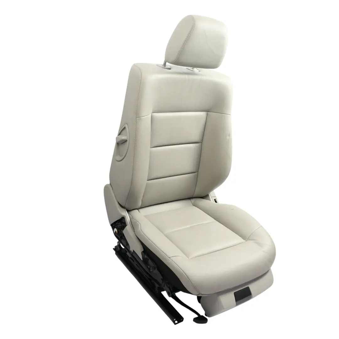 Mercedes W212 Front Seat Heated Electric Interior Leather Grey Left N/S - SKU A2129100347-5 - Part number A2129100347