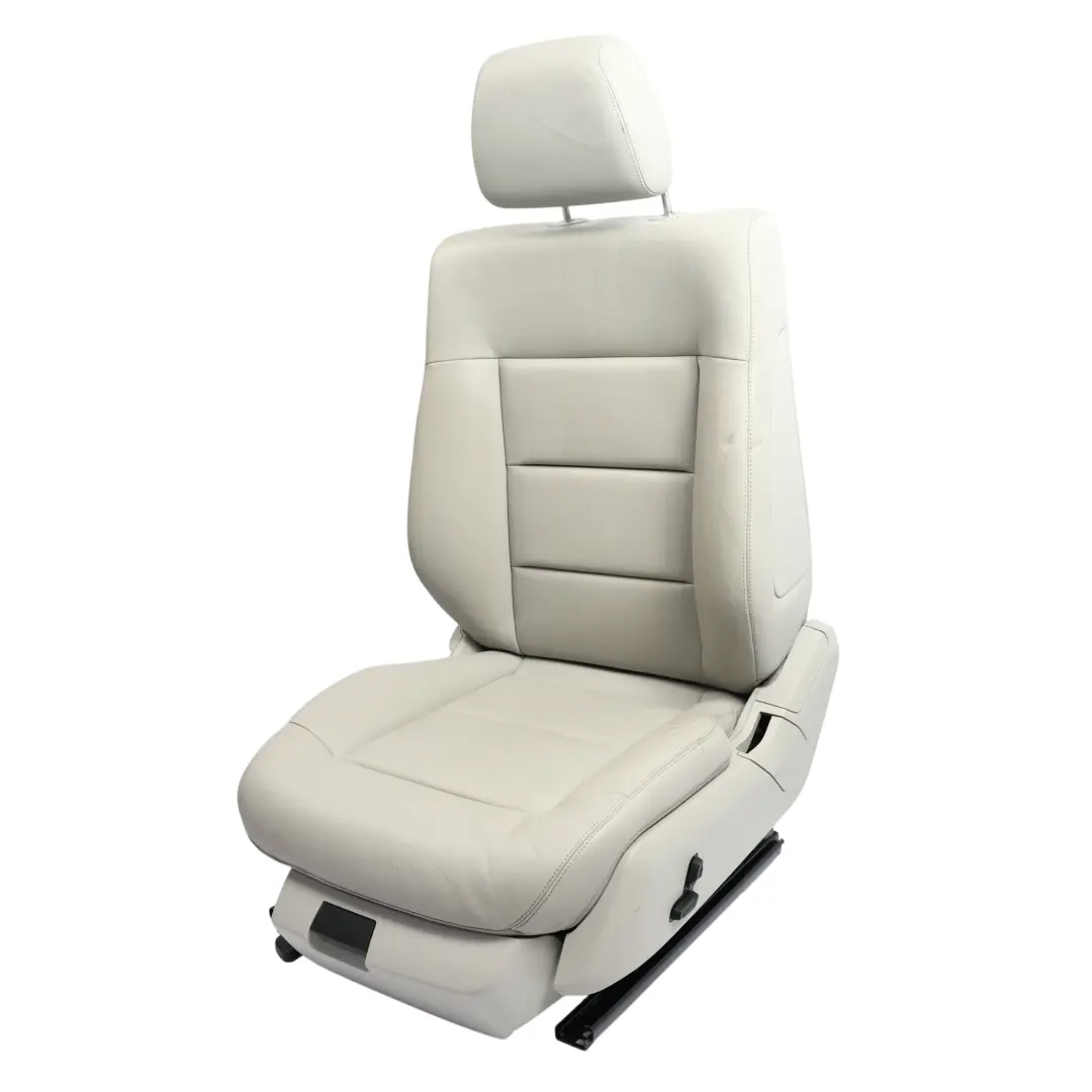 Mercedes W212 Sedile Anteriore Riscaldato Elettrico Pelle Beige Sinistro - SKU A2129100347-5 - Numero di parte A2129100347