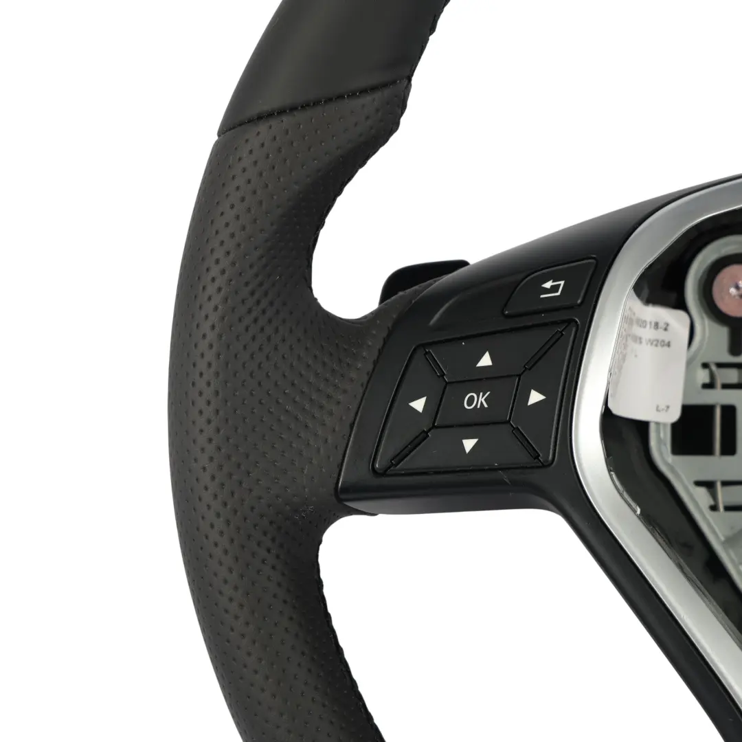 Steering Wheel Mercedes W176 W204 W246 W117 NEW Black Leather Sport Paddle Shift to with Part number A2184602018 Steering Wheel Mercedes W176 W204 W246 W117 NEW Black Leather Sport Paddle Shift - SKU A2184602018-2 - Part number A2184602018