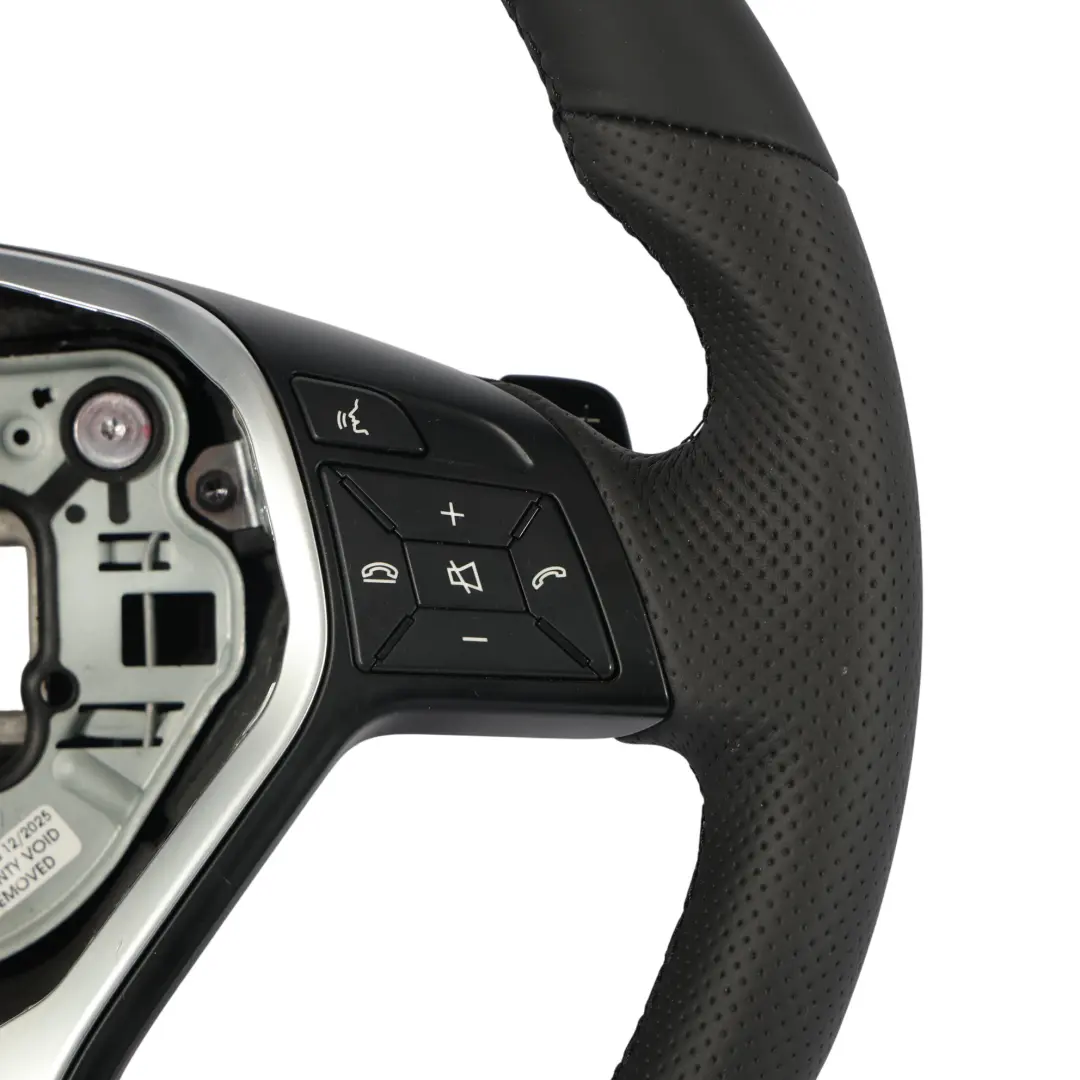 Steering Wheel Mercedes W176 W204 W246 W117 NEW Black Leather Sport Paddle Shift to with Part number A2184602018 Steering Wheel Mercedes W176 W204 W246 W117 NEW Black Leather Sport Paddle Shift - SKU A2184602018-2 - Part number A2184602018