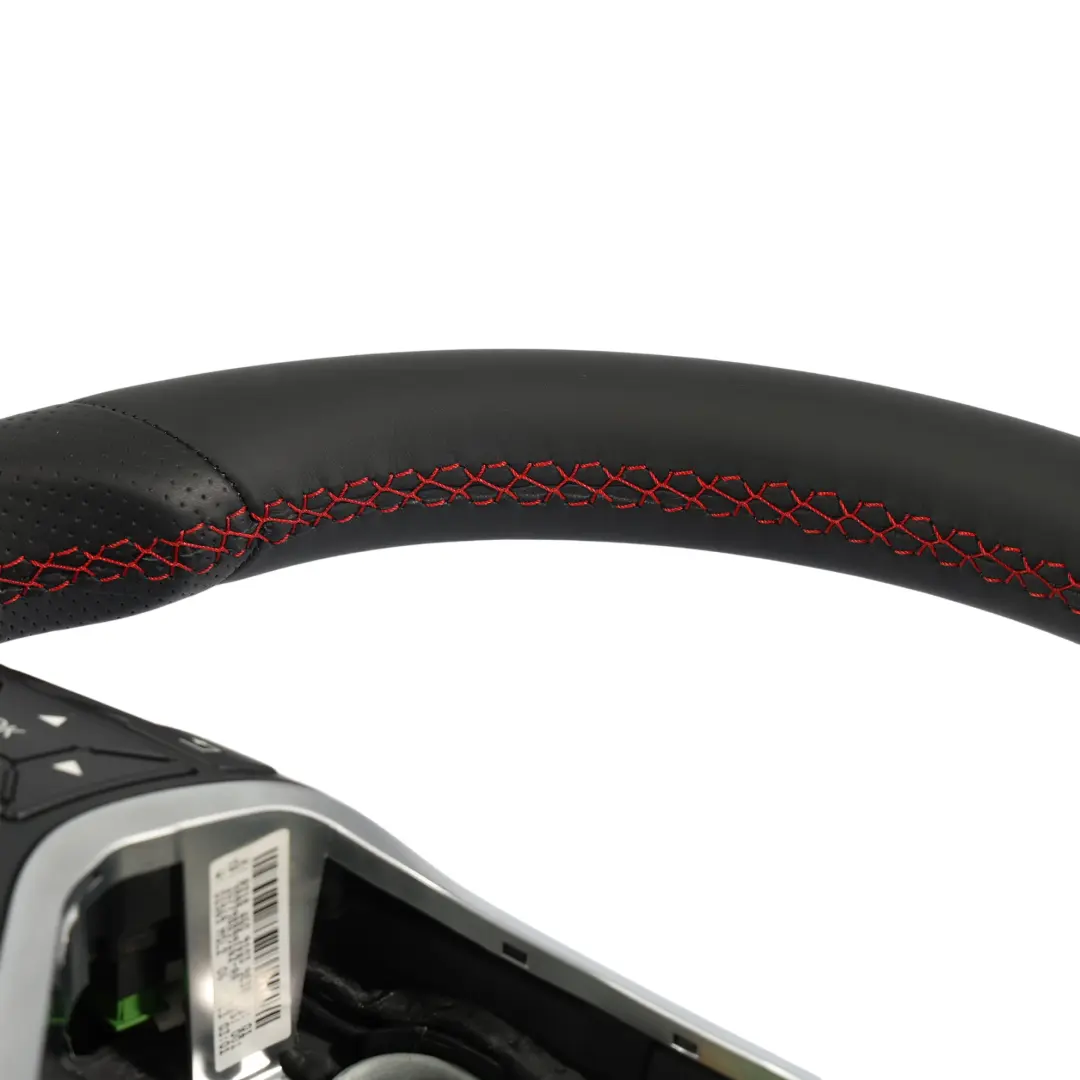 Volante Mercedes W176 W246 NUEVO Cuero Negro Hilos Rojos Paddle Shift - SKU A2184609103-1 - Número de pieza A2184609103