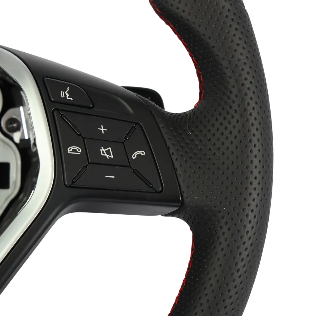 NUEVO Cuero Negro Hilos Rojos Paddle Shift para Volante Mercedes W176 W246 con número de pieza A2184609103 Volante Mercedes W176 W246 NUEVO Cuero Negro Hilos Rojos Paddle Shift - SKU A2184609103-1 - Número de pieza A2184609103