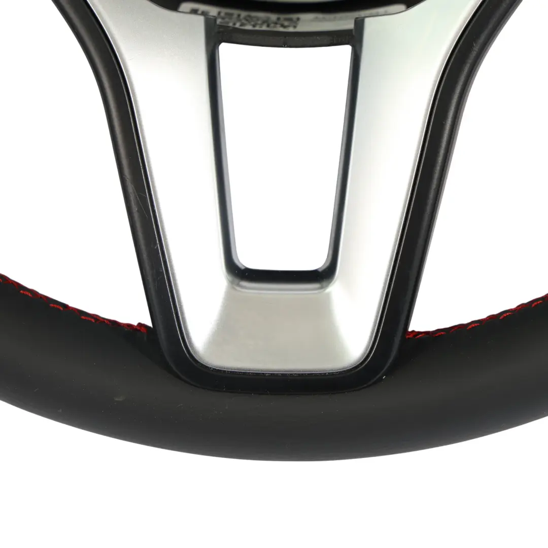 Volante Mercedes W176 W246 NUEVO Cuero Negro Hilos Rojos Paddle Shift - SKU A2184609103-1 - Número de pieza A2184609103