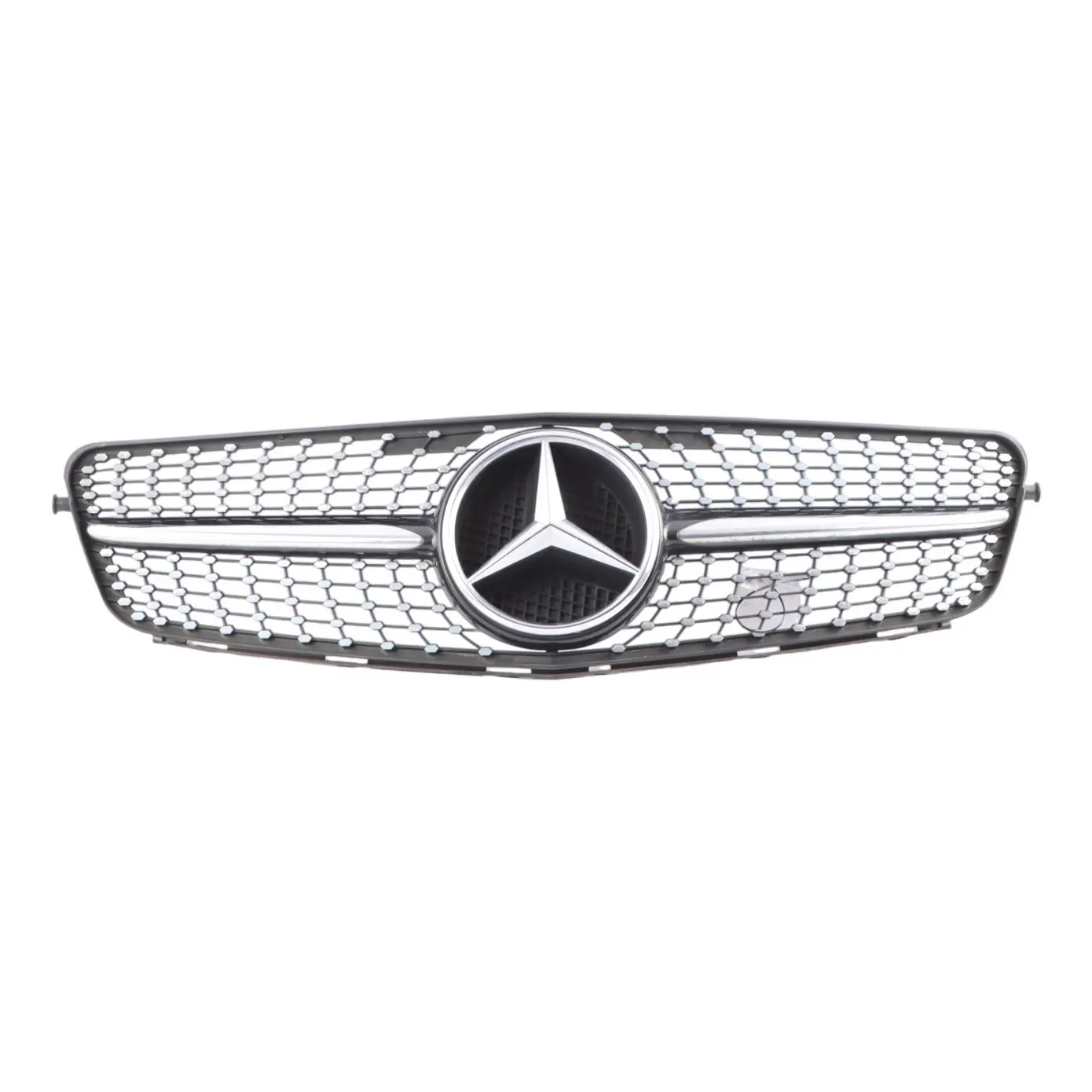 Mercedes W176 C218 Radiator Grille Front Hood Bonnet Beam Panel Silver Chrome