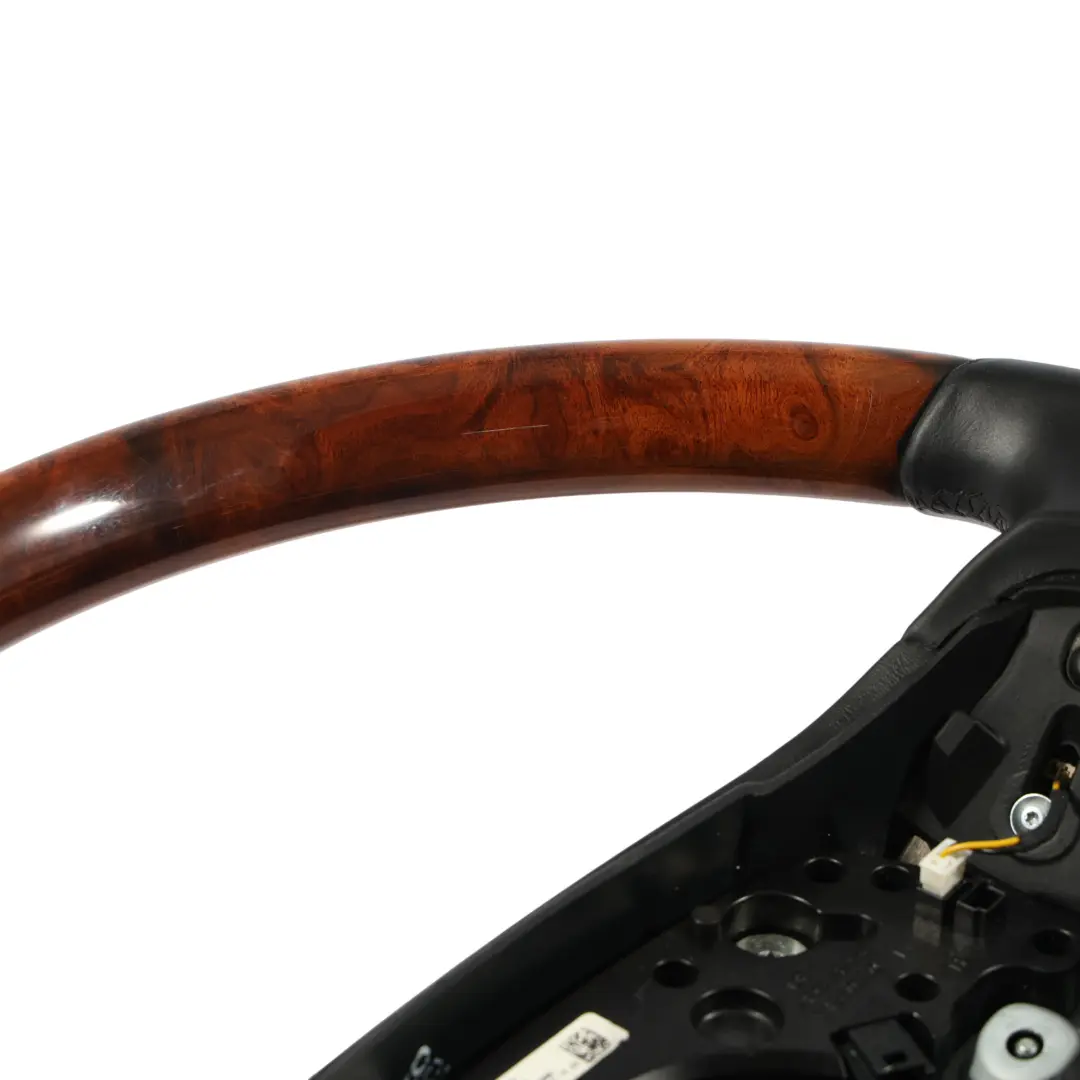 Mercedes C216 W221 Volante In Pelle Nera Legno Radica - SKU A2214600303 - Numero di parte A2214600303