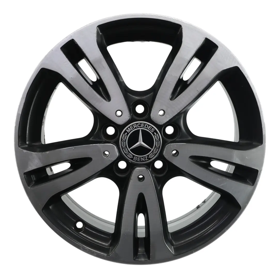 Mercedes W176 W246 Alloy Wheel Rim 16" ET:49 6,5J 5 Double Spoke - SKU A2464010000-1 - Part number A2464010000