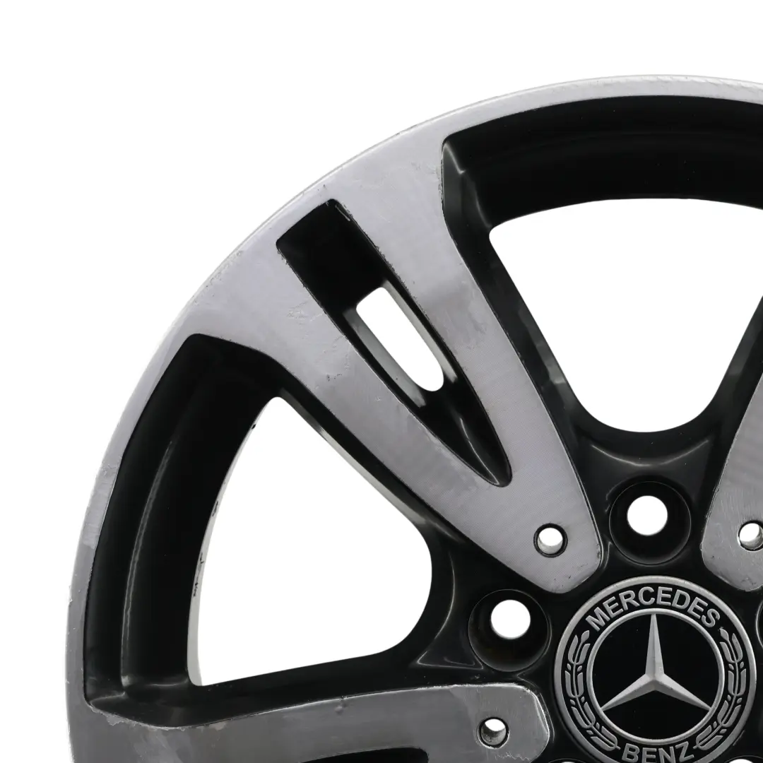 Cerchio in lega 16" ET:49 6,5J 5 Doppie razze per Mercedes W176 W246 con numero di parte A2464010000 Mercedes W176 W246 Cerchio in lega 16" ET:49 6,5J 5 Doppie razze - SKU A2464010000-1 - Numero di parte A2464010000