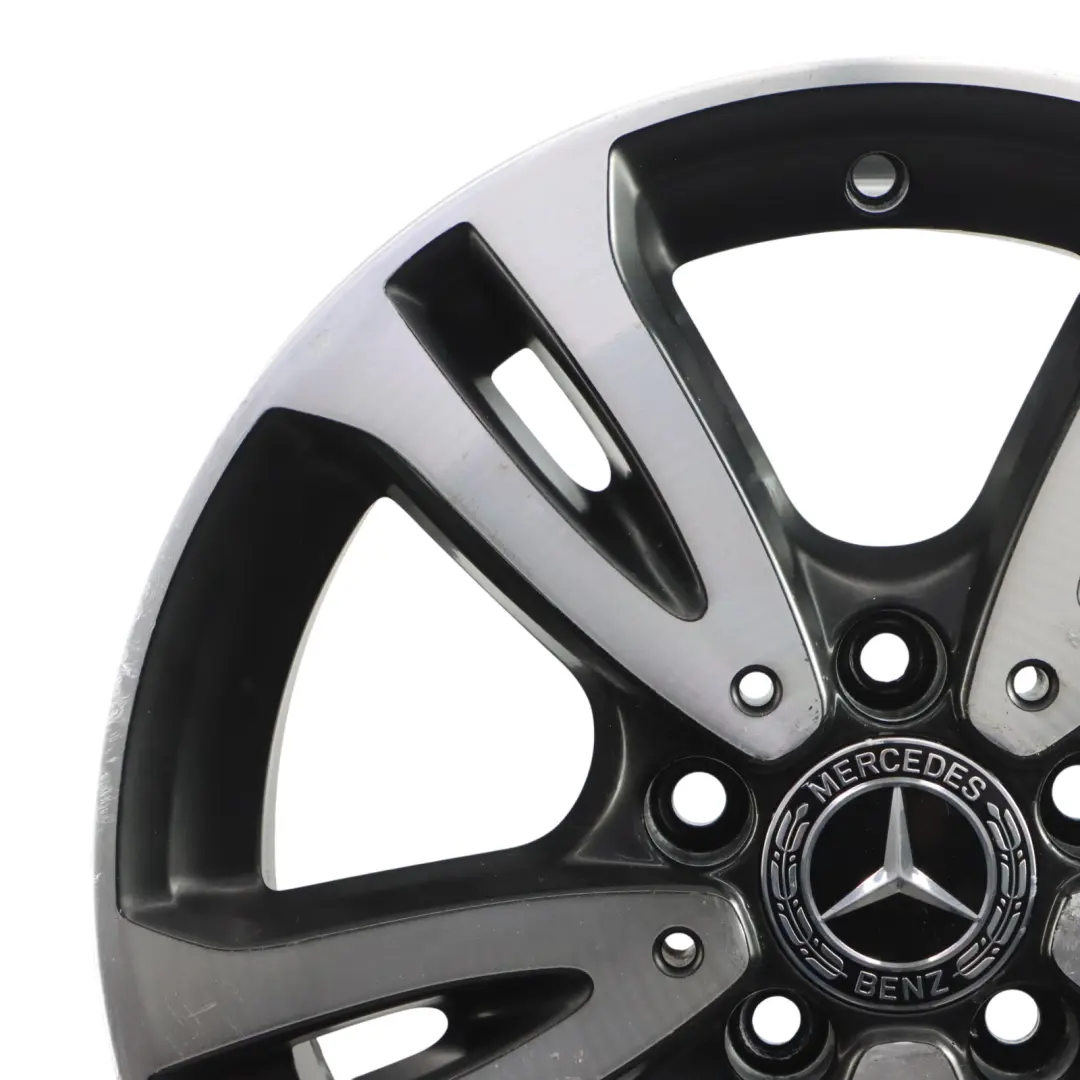 Mercedes W176 W246 Felga Aluminiowa Czarna 16" ET:49 6,5J - SKU A2464010000-2 - Numer Części A2464010000