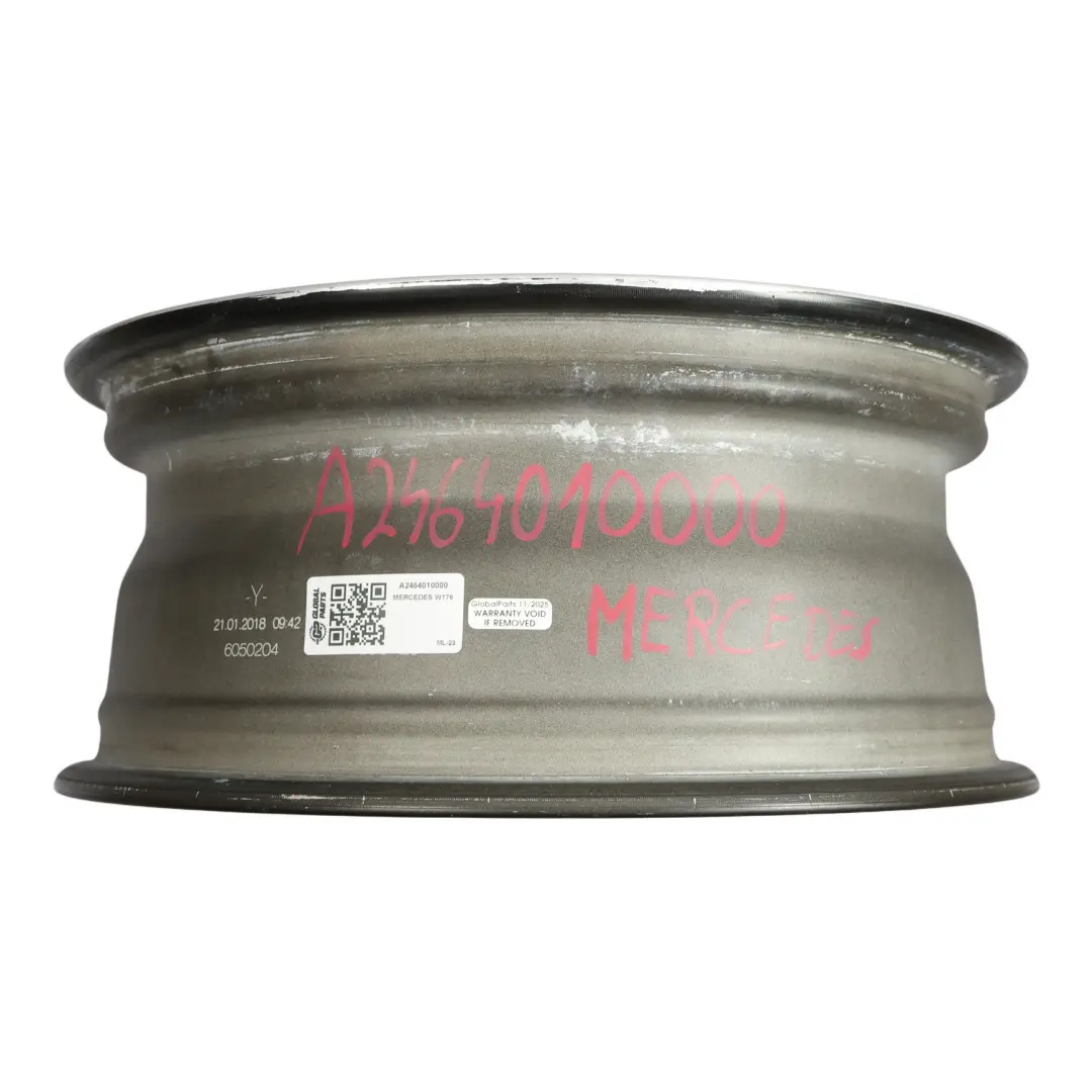 Cerchio in lega 16" ET:49 6,5J 5 Doppie razze per Mercedes W176 W246 con numero di parte A2464010000 Mercedes W176 W246 Cerchio in lega 16" ET:49 6,5J 5 Doppie razze - SKU A2464010000 - Numero di parte A2464010000