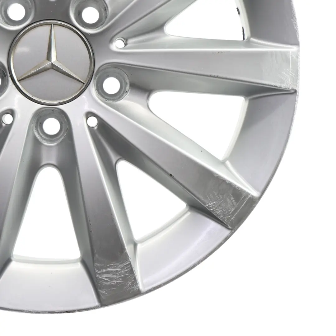Mercedes W176 W246 Silber 10-Spoke Alufelge Alu Felge 16" ET:58 6,5J - SKU A2464010202-1 - Teilenummer A2464010202