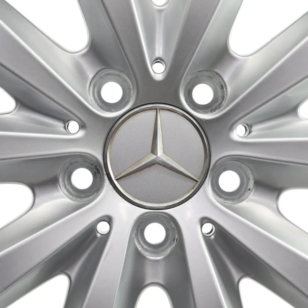 Mercedes W176 W246 Silver 10-Spoke Alloy Wheel Rim 16" ET:49 6,5J - SKU A2464010202-1 - Part number A2464010202