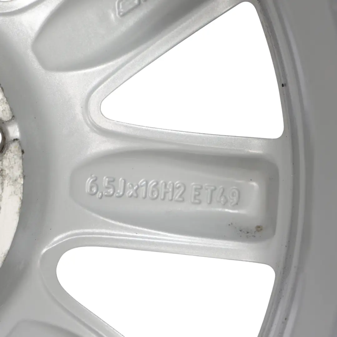 Mercedes W176 W246 Silver 10-Spoke Alloy Wheel Rim 16" ET:49 6,5J - SKU A2464010202-2 - Part number A2464010202