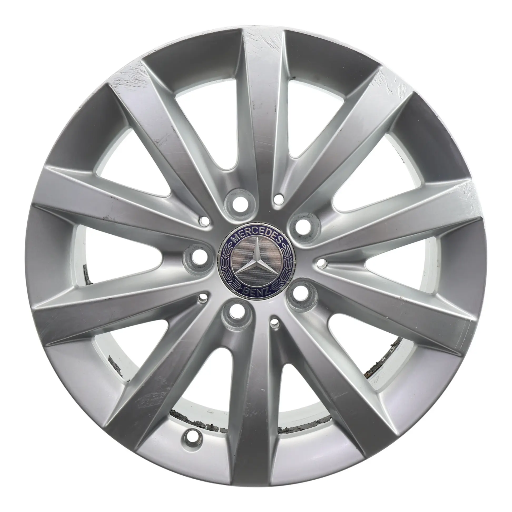 Mercedes W176 W246 Felga Aluminiowa Srebrna 16" ET:49 6,5J A2464010202