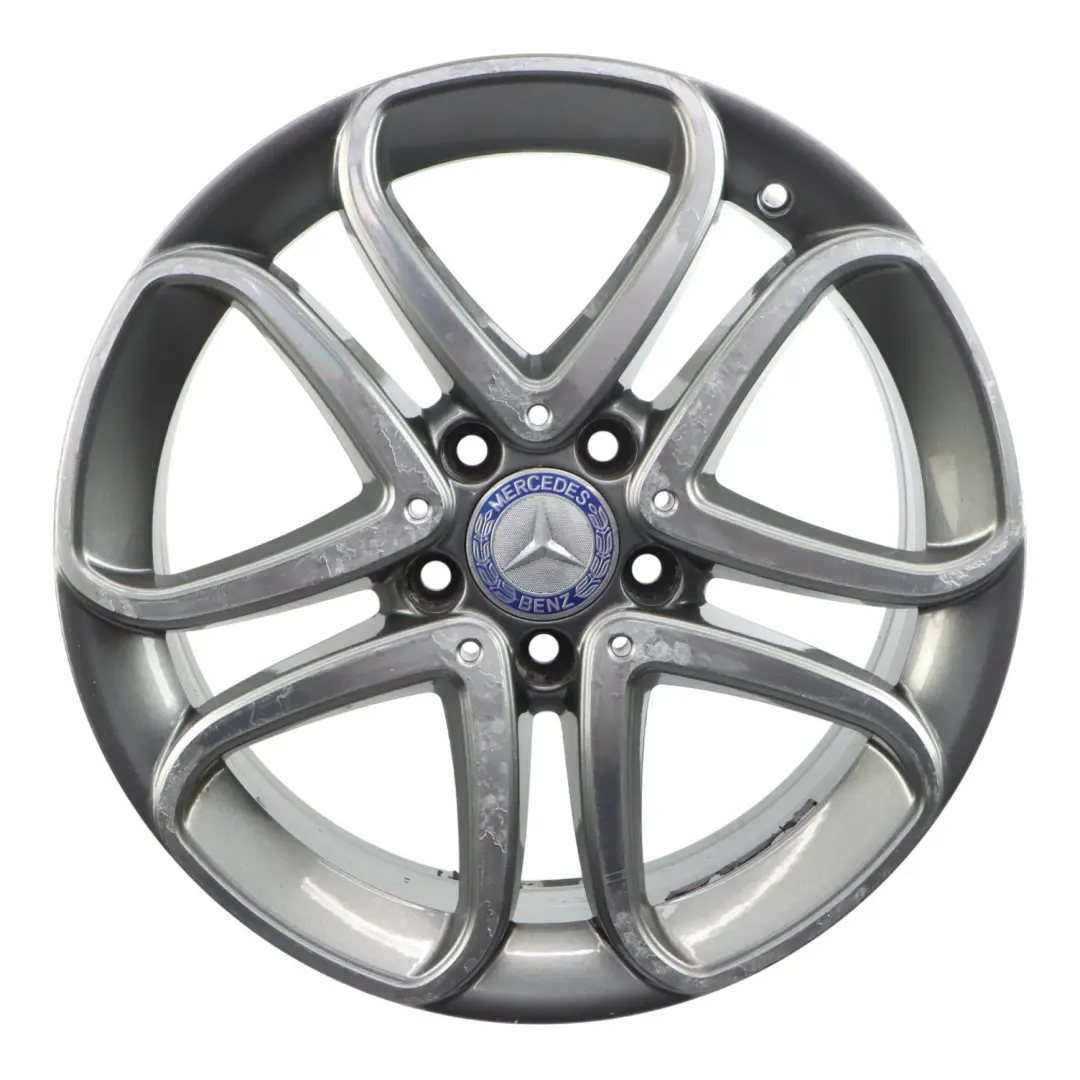 Mercedes W176 Felga Aluminiowa 17" 5 Double Spoke ET:52.5 7.5J - SKU A2464010302-1 - Numer Części A2464010302