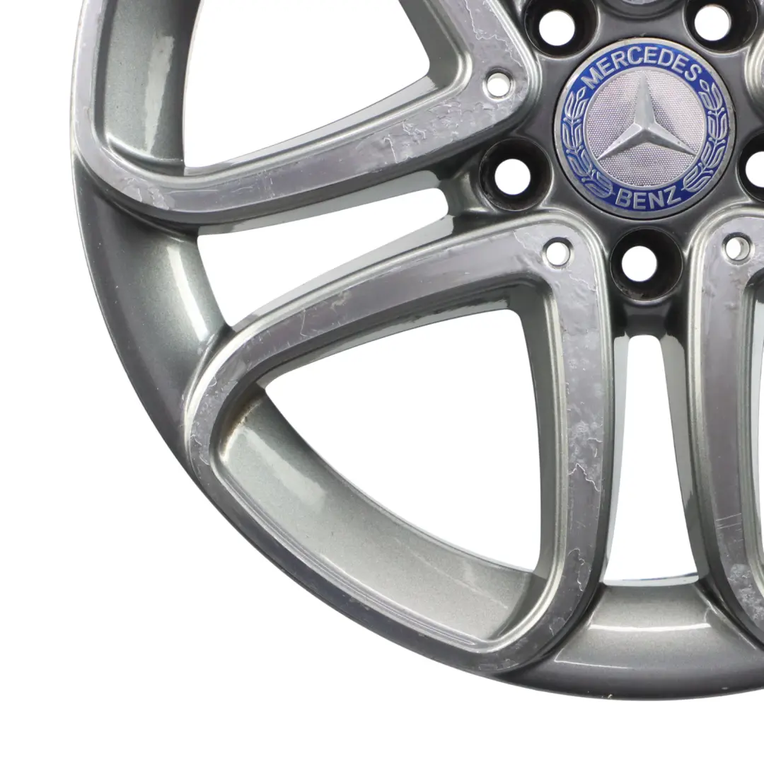 Mercedes W176 Felge 17" 5 Doppel Speichen ET:52.5 7.5J - SKU A2464010302-1 - Teilenummer A2464010302