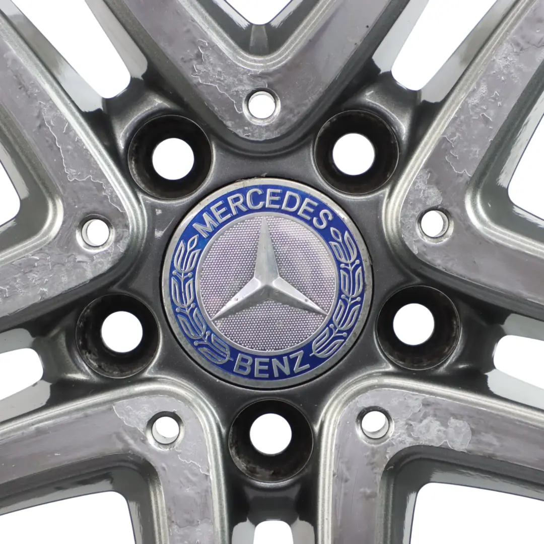 Mercedes W176 Felga Aluminiowa 17" 5 Double Spoke ET:52.5 7.5J - SKU A2464010302-1 - Numer Części A2464010302