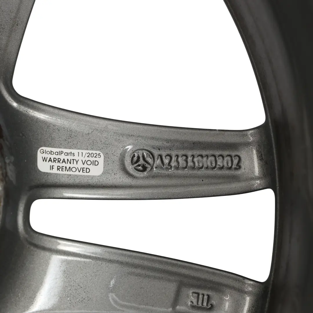 Mercedes W176 Cerchio Ruota In Lega 17" ET:52.5 7.5J 5 Doppie Razze - SKU A2464010302-2 - Numero di parte A2464010302