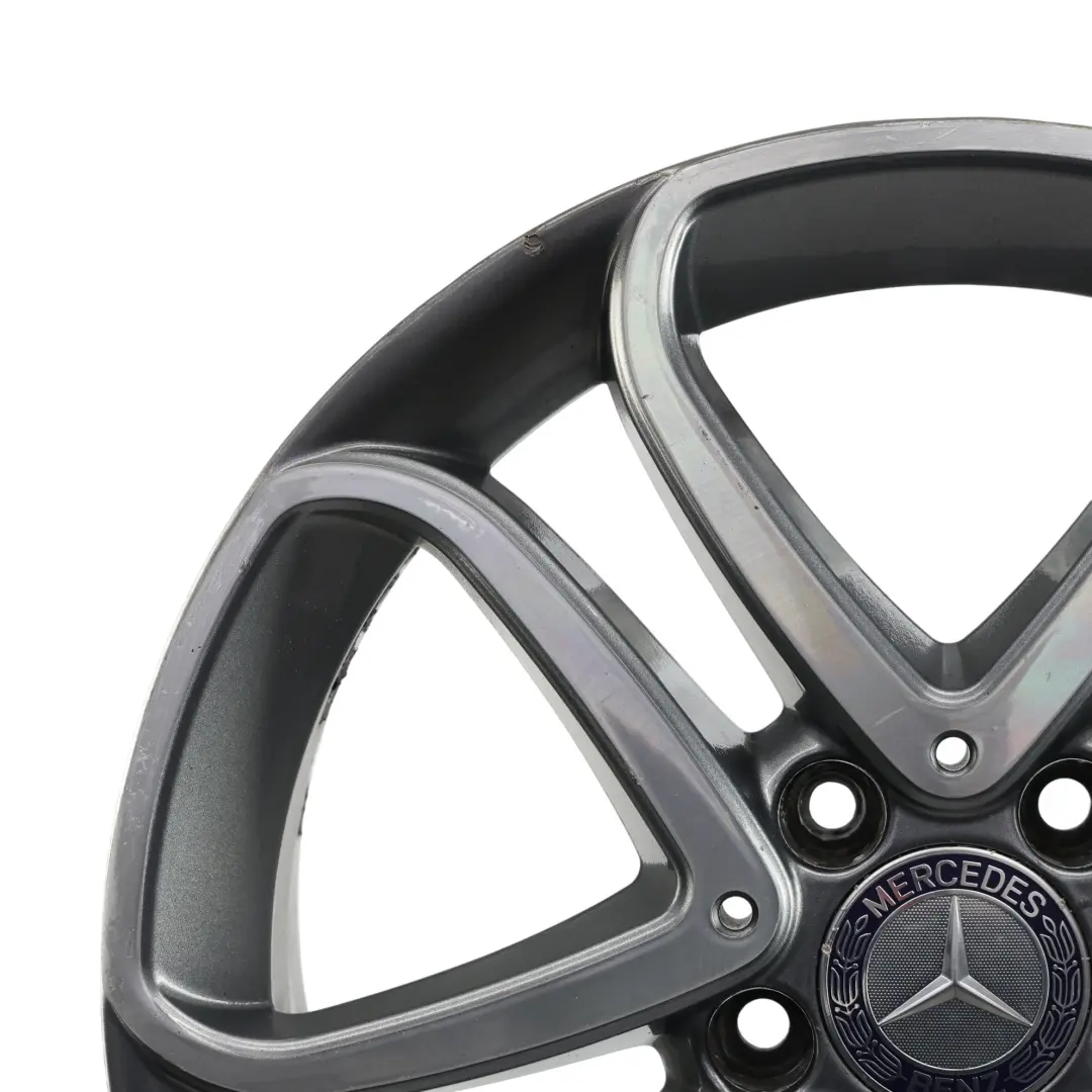 Alloy Rim 17" 5 Double Spoke ET:52.5 7.5J to Mercedes W176 Wheel with Part number A2464010302 Mercedes W176 Wheel Alloy Rim 17" 5 Double Spoke ET:52.5 7.5J - SKU A2464010302-2 - Part number A2464010302