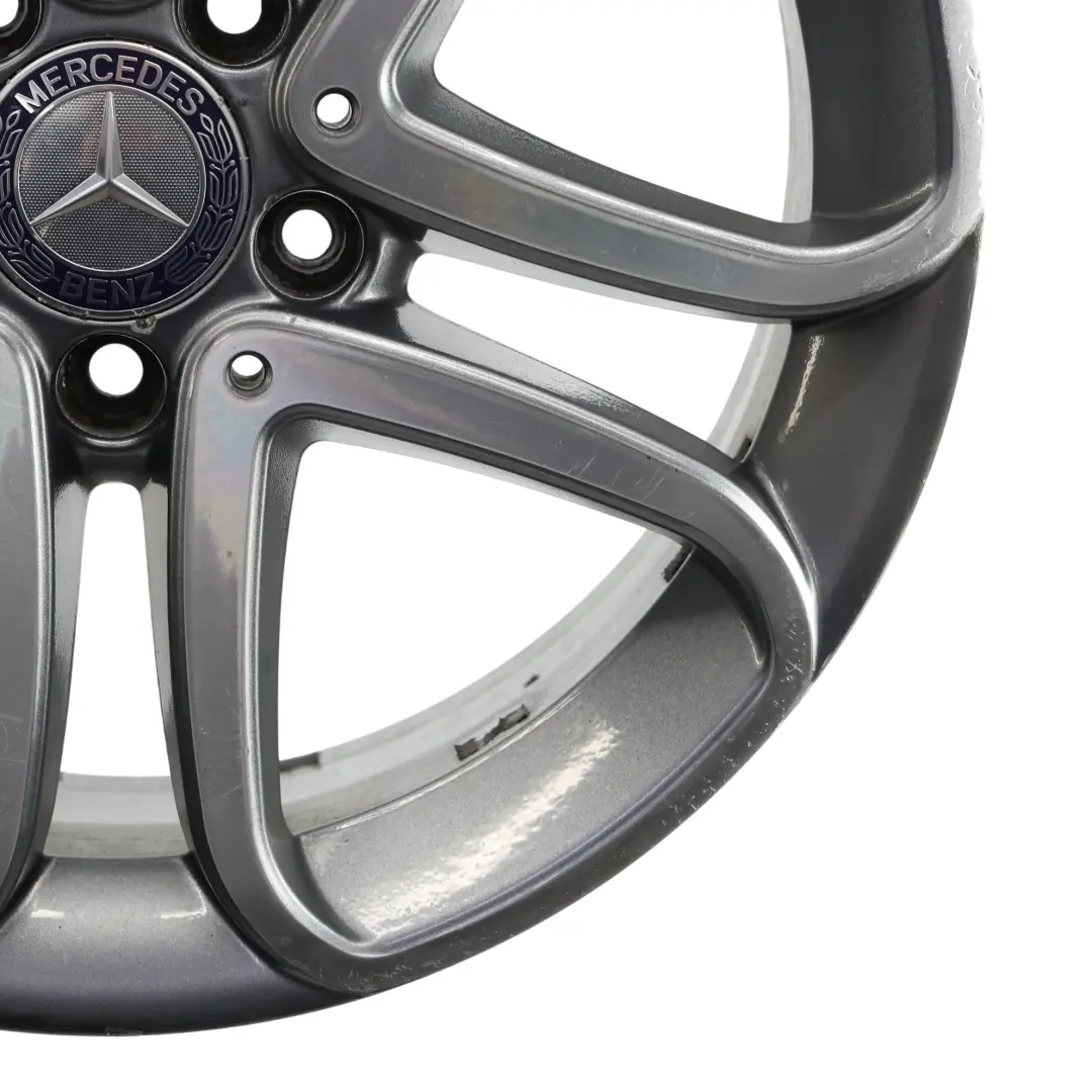Mercedes W176 Llanta De Aleación 17" ET:52.5 7.5J 5 Radios Dobles - SKU A2464010302-2 - Número de pieza A2464010302