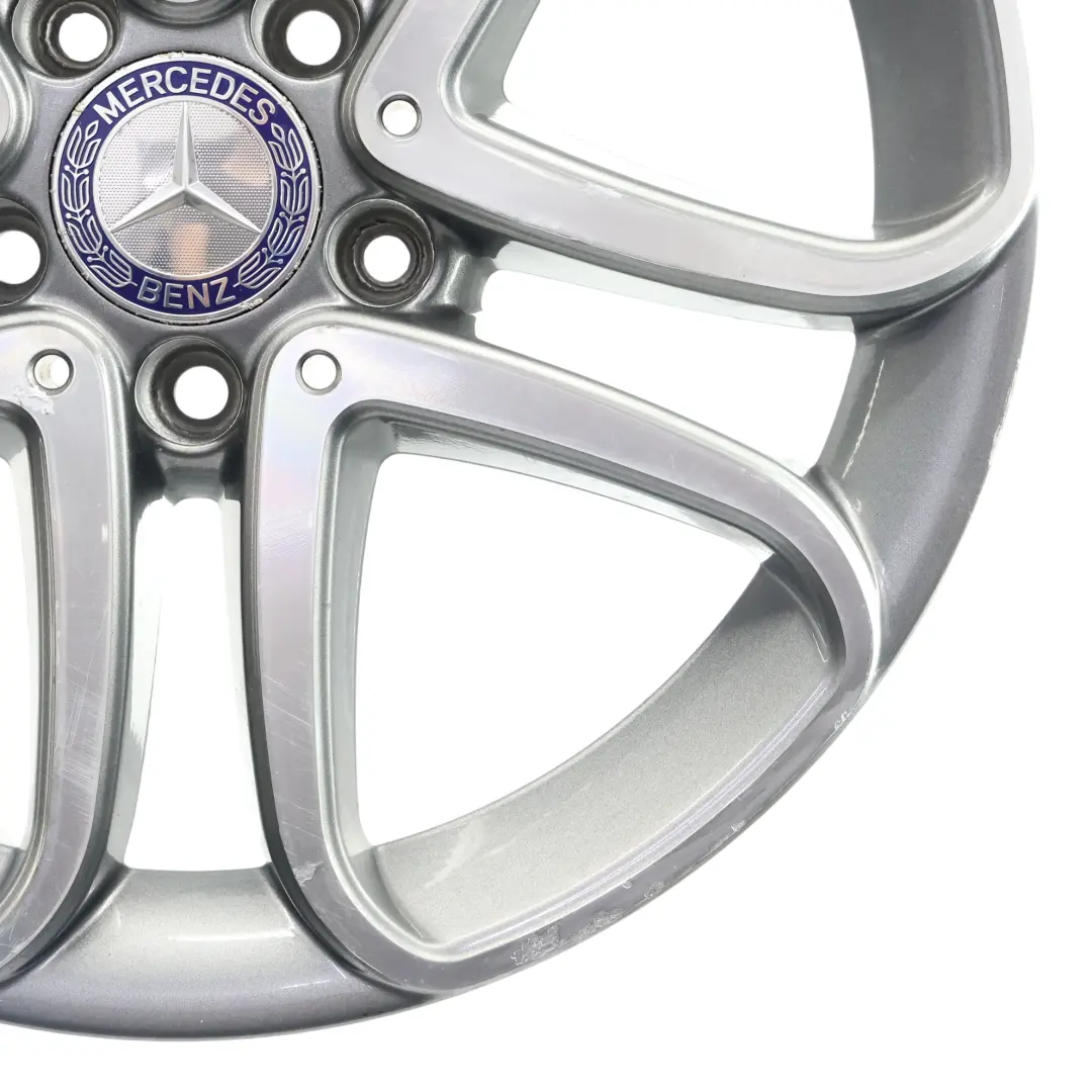 Mercedes W176 W246 AMG jante alliage noire 18" ET:52 7.5J A1764010200 - SKU A2464010302-3 - Numéro de pièce A2464010302