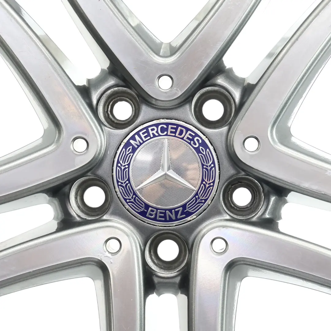 Mercedes W176 W246 AMG Schwarz Felge 18" ET:52 7.5J A1764010200 - SKU A2464010302-3 - Teilenummer A2464010302