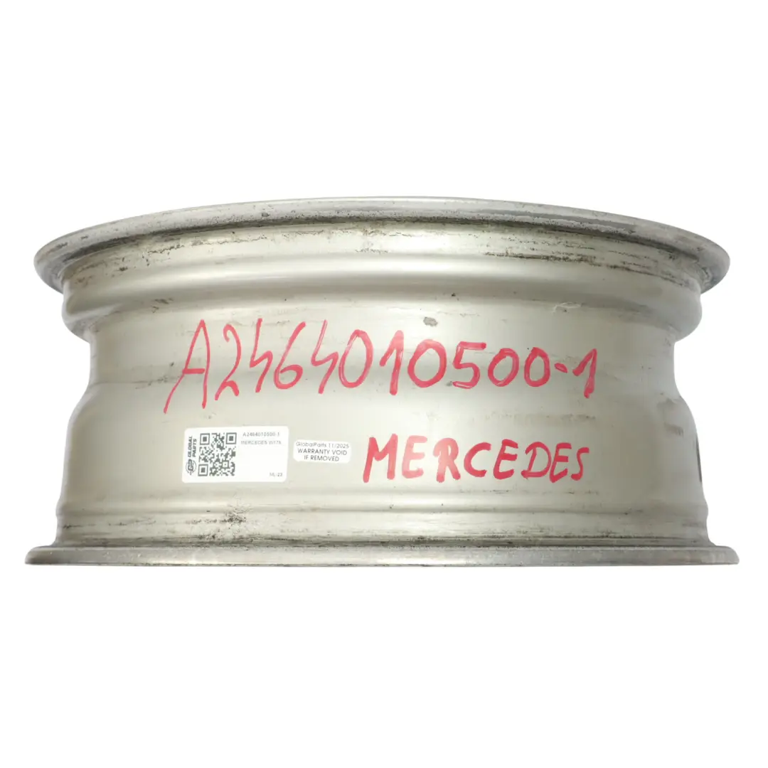 Jante Alliage Argentée 10 Rayons 16" ET:49 6,5J pour Mercedes W176 W246 à propos du numéro de pièce A2464010500 Mercedes W176 W246 Jante Alliage Argentée 10 Rayons 16" ET:49 6,5J - SKU A2464010500-1 - Numéro de pièce A2464010500