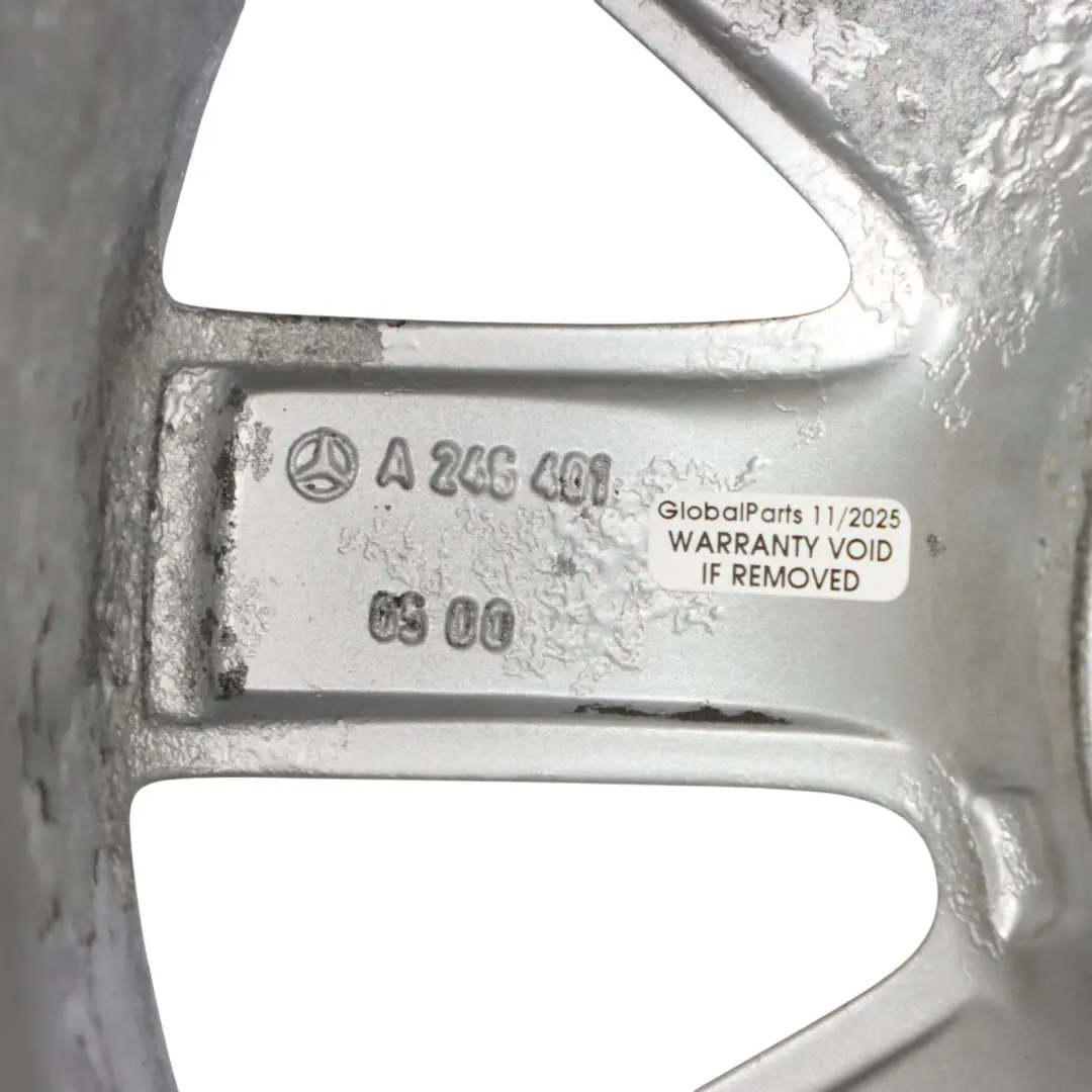 Rim Alloy Silver 10-Spoke 16" ET:49 6,5J to Mercedes W176 W246 Wheel with Part number A2464010500 Mercedes W176 W246 Wheel Rim Alloy Silver 10-Spoke 16" ET:49 6,5J - SKU A2464010500-1 - Part number A2464010500