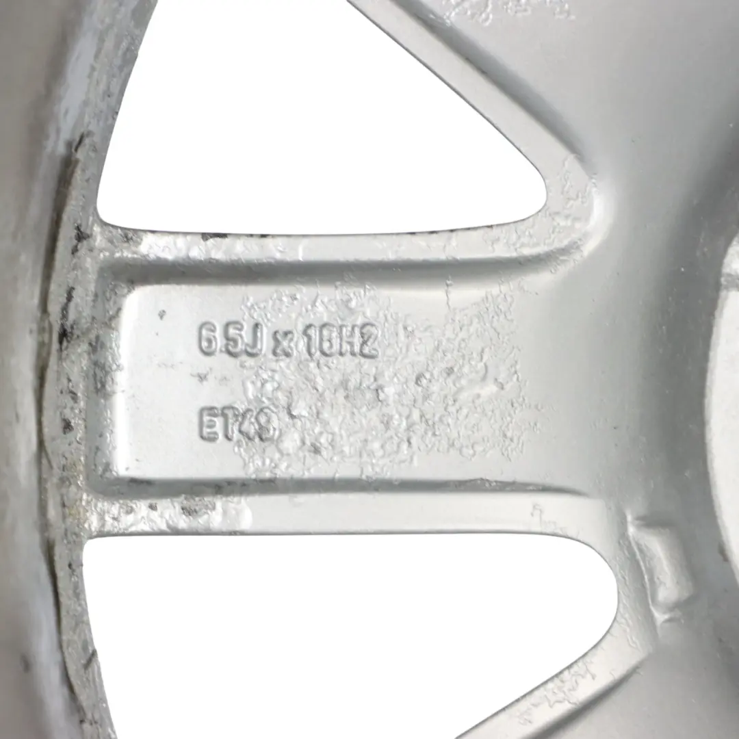 Mercedes W176 W246 Cerchio in lega argento a 10 razze 16" ET:49 6,5J - SKU A2464010500-1 - Numero di parte A2464010500