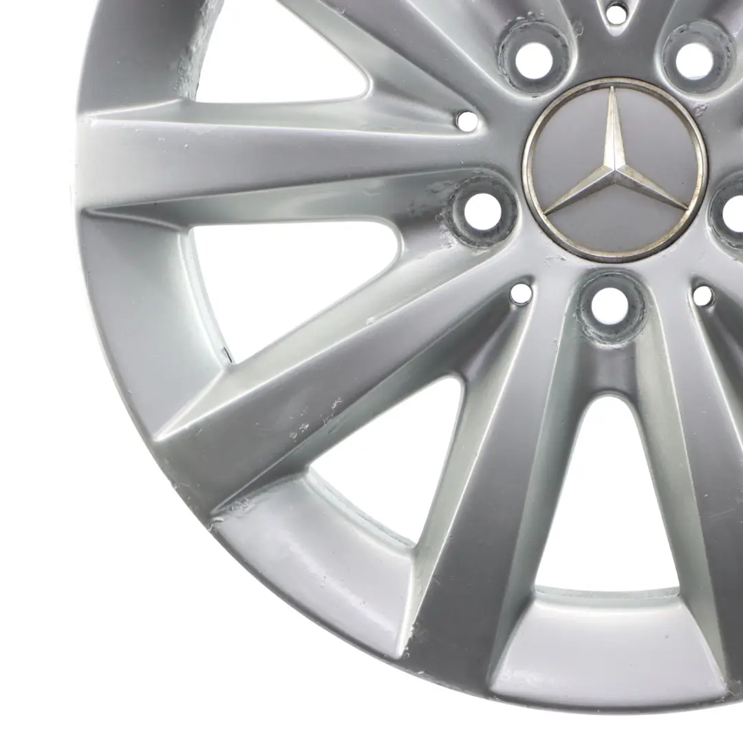 Mercedes W176 Leichtmetallfelge Silberne 10-Speichen 16" ET:49 6,5J - SKU A2464010500-1 - Teilenummer A2464010500