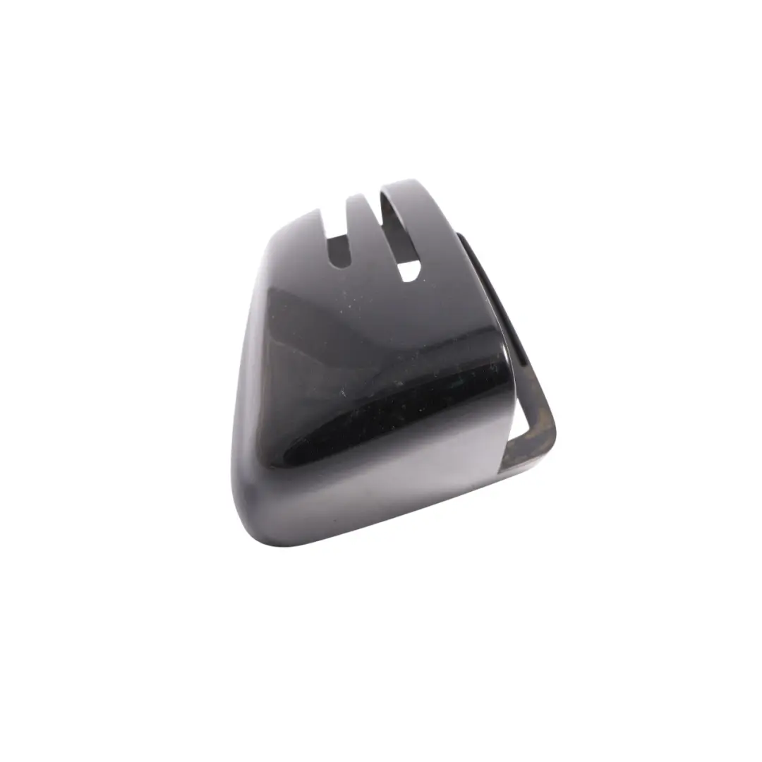 Wing Mirror Cover Cap Left N/S Housing Kosmos Black Metallic - 191 to Mercedes W176 with Part number A2468110100 Mercedes W176 Wing Mirror Cover Cap Left N/S Housing Kosmos Black Metallic - 191 - SKU A2468110100-KB - Part number A2468110100