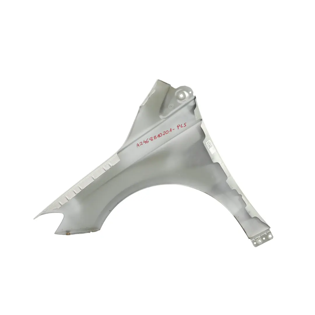 Błotnik Prawy Przedni Polar Silver Srebrny Metalik - 761 do Mercedes W246 o numerze A2468810201 Mercedes W246 Błotnik Prawy Przedni Polar Silver Srebrny Metalik - 761 - SKU A2468810201-PLS - Numer Części A2468810201