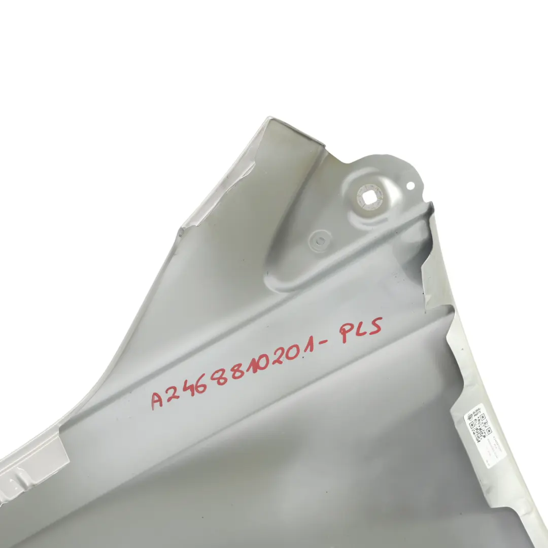 Mercedes W246 Aile Avant Droite Cache Latéral Polar Silver Argent - 761 - SKU A2468810201-PLS - Numéro de pièce A2468810201