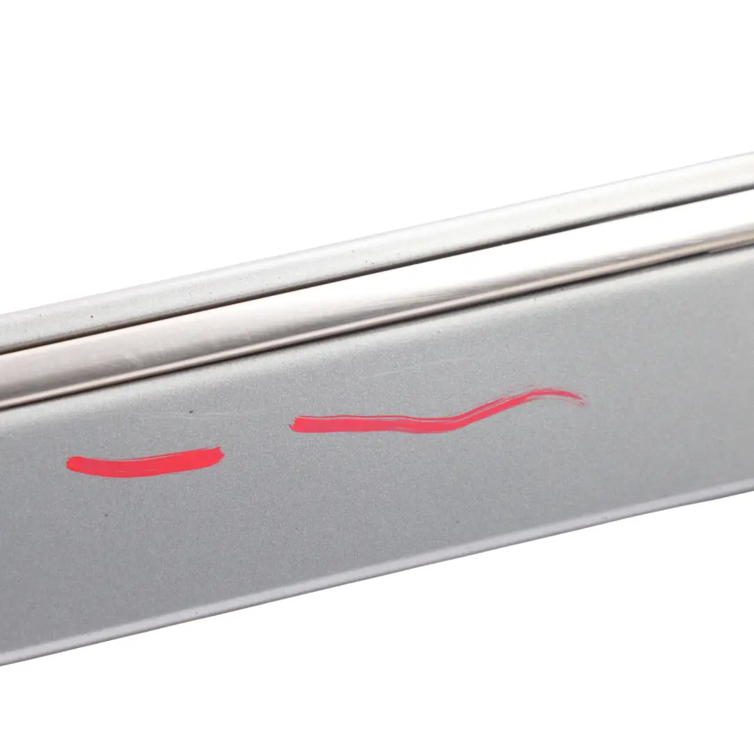 Moldura Puerta Delantera Exterior Izquierda Plata Paladio 792 para Mercedes W251 con número de pieza A2516902162 Mercedes W251 Moldura Puerta Delantera Exterior Izquierda Plata Paladio 792 - SKU A2516902162-PAL - Número de pieza A2516902162