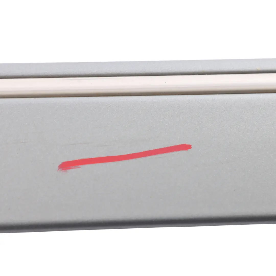 Door Trim Moulding Right O/S Palladium Silver Metallic 792 to Mercedes W251 Rear with Part number A2516902662 Mercedes W251 Rear Door Trim Moulding Right O/S Palladium Silver Metallic 792 - SKU A2516902662-PAL - Part number A2516902662