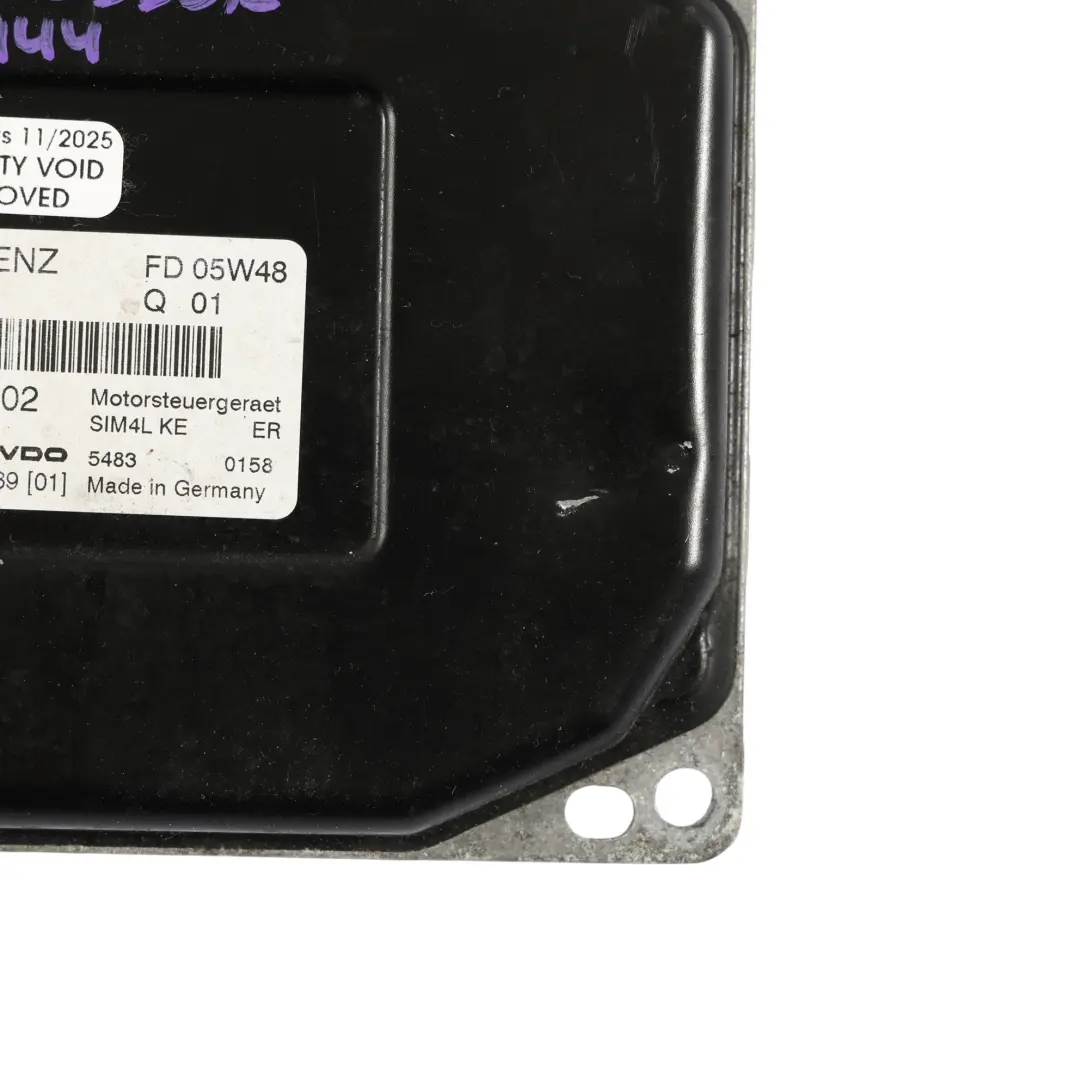 M271.944 163HP Sterownik Silnika ECU Automat do Mercedes R171 o numerze A2710106644 Mercedes R171 M271.944 163HP Sterownik Silnika ECU Automat - SKU A2710106644-1 - Numer Części A2710106644