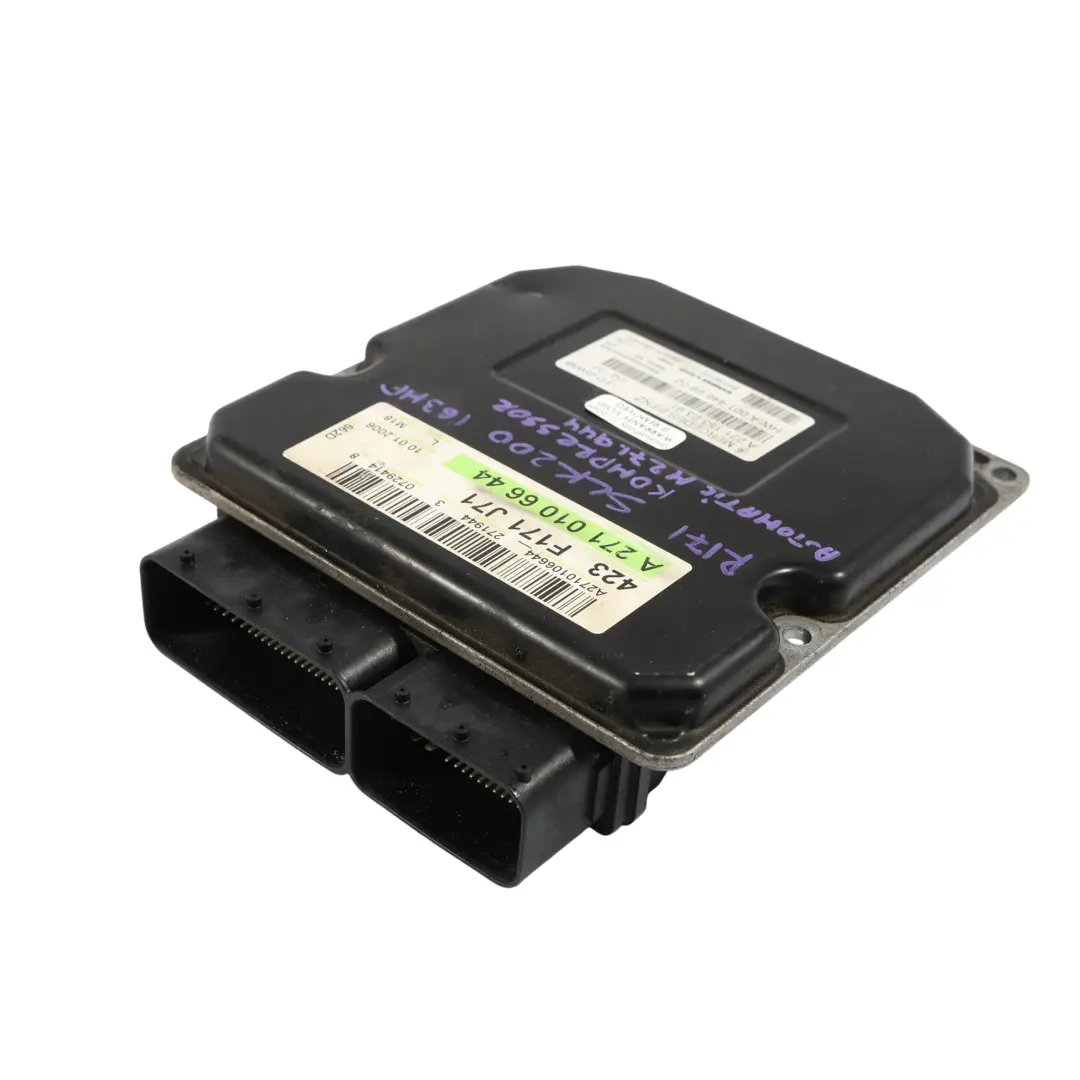 SLK200 M271.944 163CH Calculateur Moteur Automatique pour Mercedes R171 à propos du numéro de pièce A2710106644 Mercedes R171 SLK200 M271.944 163CH Calculateur Moteur Automatique - SKU A2710106644-1 - Numéro de pièce A2710106644