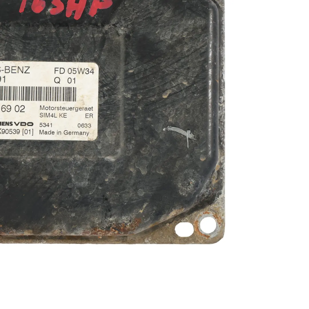 Mercedes R171 SLK200 M271.944 163HP Kit Centralina Motore Blocco - SKU A2710106644-2 - Numero di parte A2710106644