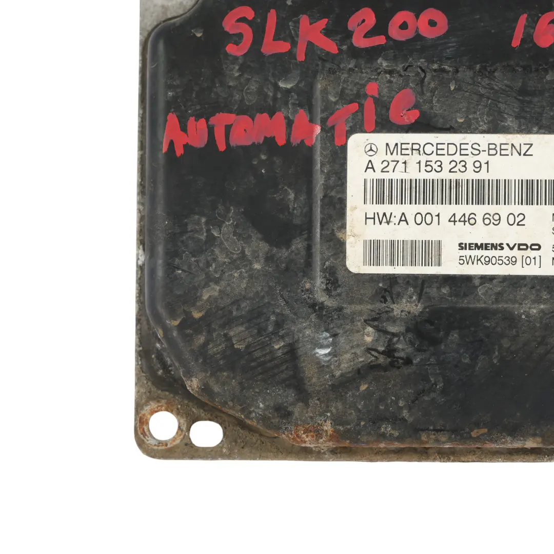 SLK200 M271.944 163HP Kit De ECU Control Motor Llave para Mercedes R171 con número de pieza A2710106644 Mercedes R171 SLK200 M271.944 163HP Kit De ECU Control Motor Llave - SKU A2710106644-2 - Número de pieza A2710106644
