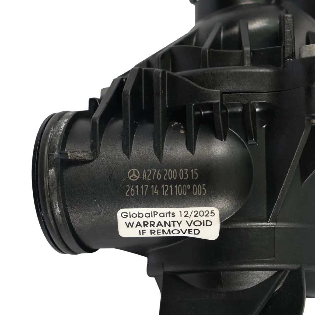 Mercedes W205 C43 Boîtier Thermostat Unité Liquide Refroidissement - SKU A2762000315 - Numéro de pièce A2762000315