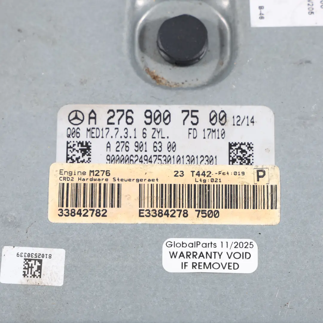 C43 4MATIC M276.823 367HP Controllo Motore ECU Automat per Mercedes W205 con numero di parte A2769007500 Mercedes W205 C43 4MATIC M276.823 367HP Controllo Motore ECU Automat - SKU A2769007500 - Numero di parte A2769007500